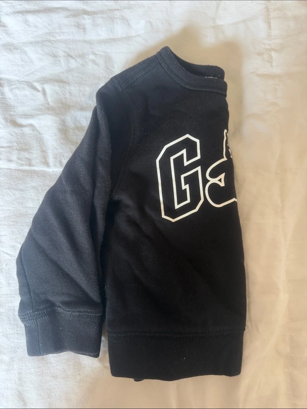 GAP Black Kids Sweatshirt with Teddy Graphic